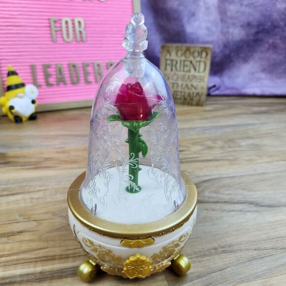 🧚‍♂️Disney Beauty & the Beast Enchanted Rose Jewelry Box - Picture 8 of 13